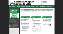 Desktop Screenshot of karnskarrepair.com