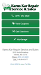 Mobile Screenshot of karnskarrepair.com